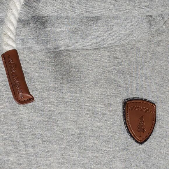 Naketano Women’s Small Darth Gray Funnel Neck Pullover Hoodie Sweatshirt - Picture 5 of 13